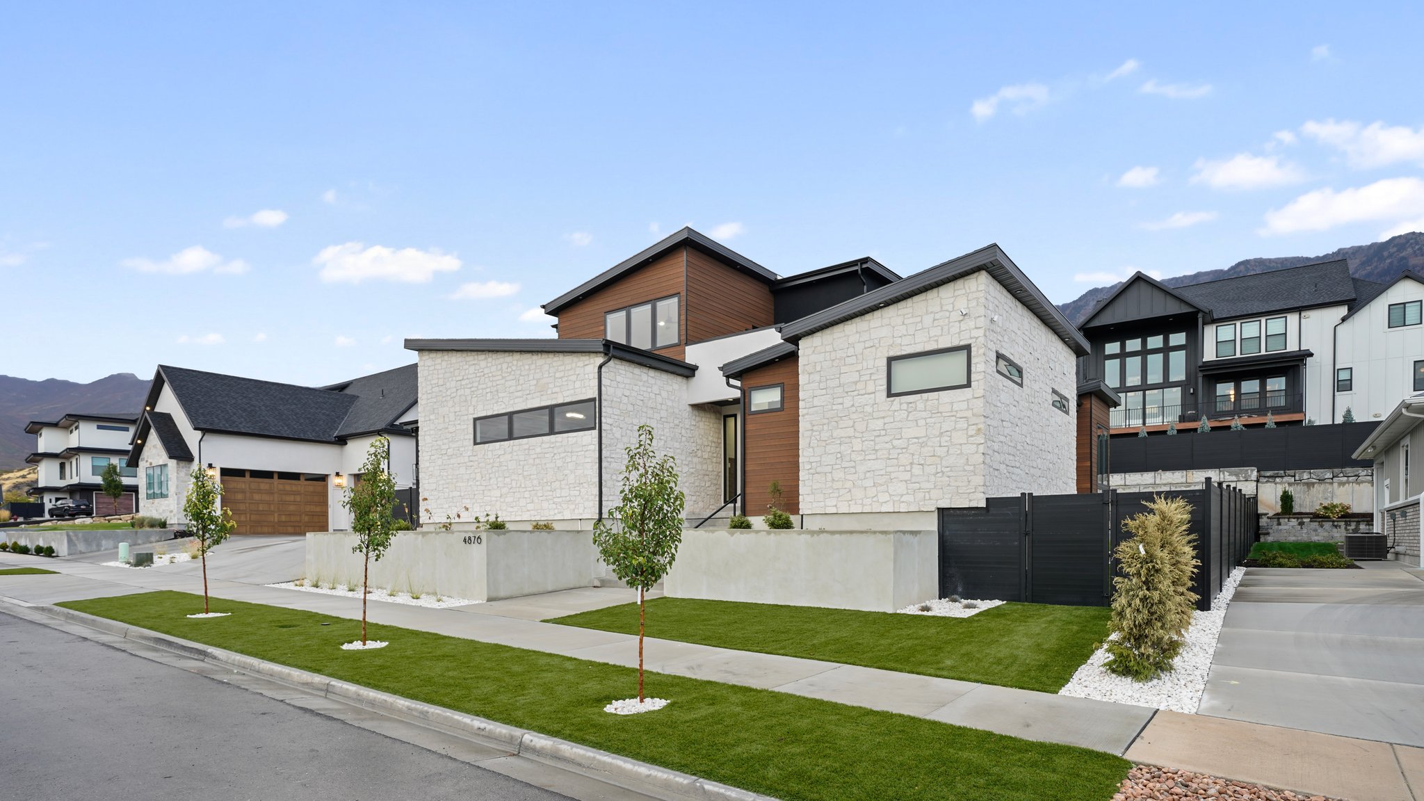 Custom home exterior